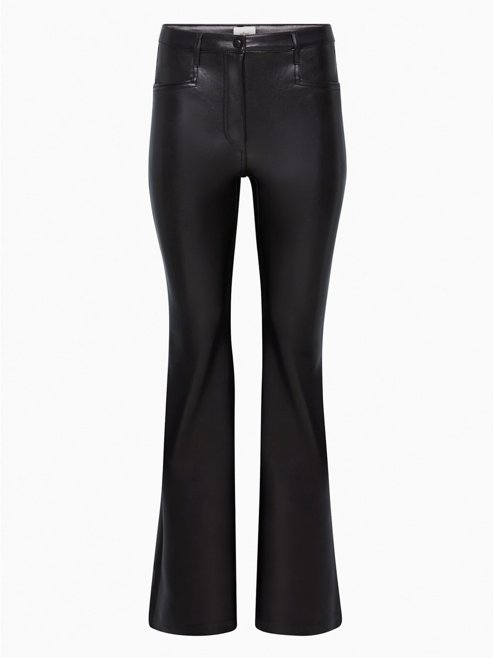 Aritzia Wilfred Beatrix Vegan Leather Flare Pants